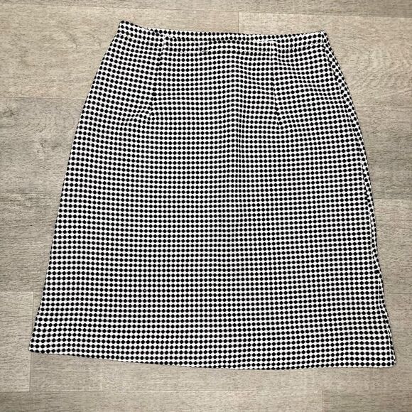 Koret of California Vintage Textured Polka Dot Rockabilly Pin Up Skirt Womens 12 - Picture 4 of 10